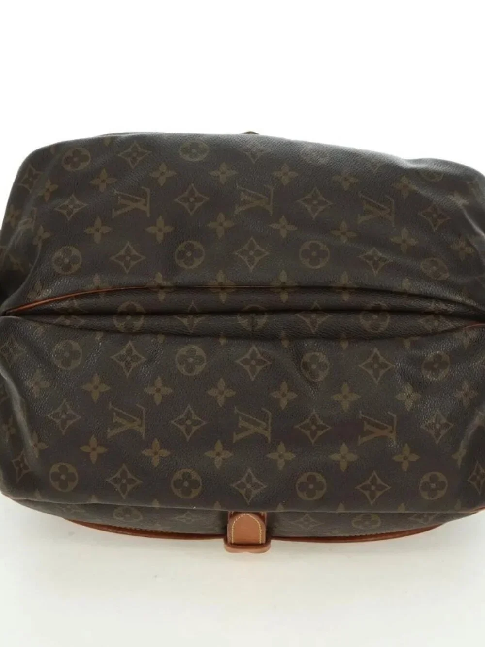 LOUIS VUITTON Monogram Saumur 35 Shoulder Bag M42254 LV Auth am11646A